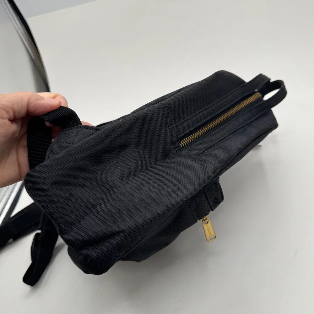Herschel Supply Co Nova Mini Backpack Black Gold Zipper 10501-00001-OS NWT